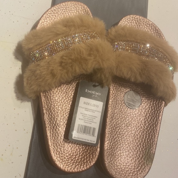 NWT bebe bling crystal slides - Picture 4 of 7